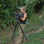 Kelly Matheson Filming in Bomassa